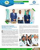 Boletín Gestión forestal local en el Municipio de Atescatempa portada web